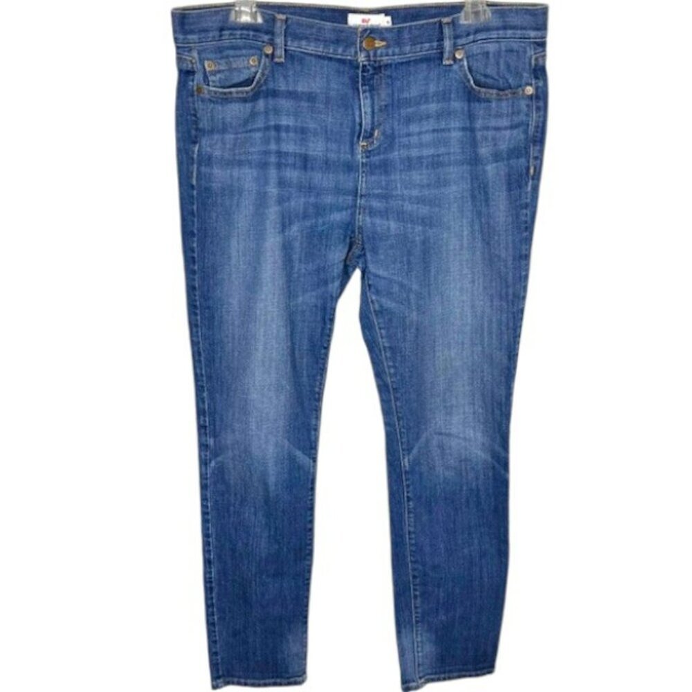 Vineyard Vines Medium Wash Midrise 5-Pocket Cotton Jeans - 16